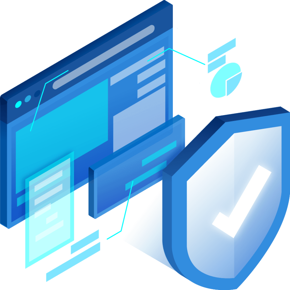 Cybersecurity program protecting business applications