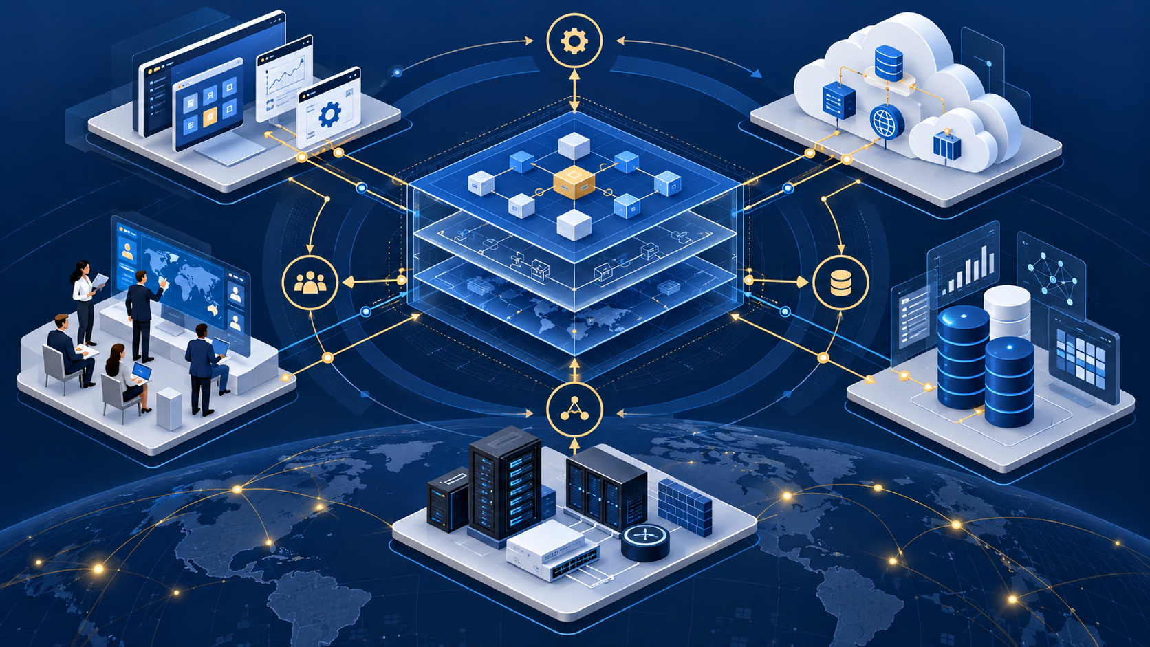 Systems engineering consulting for integrated IT systems and risk management