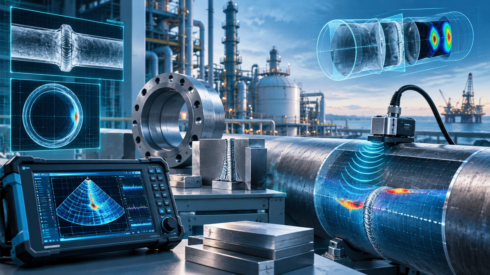 Non-Destructive Testing services for ultrasonic inspection and industrial asset evaluation